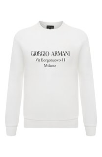 Хлопковый свитшот Giorgio Armani