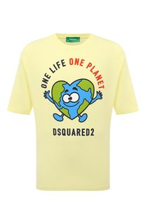 Хлопковая футболка Dsquared2