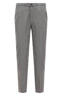 Брюки изо льна и шерсти Corneliani