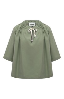 Хлопковая блузка Jil Sander