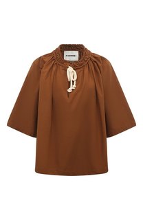 Хлопковая блузка Jil Sander