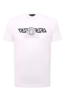 Хлопковая футболка Versace