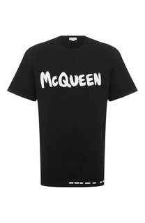 Хлопковая футболка Alexander McQueen