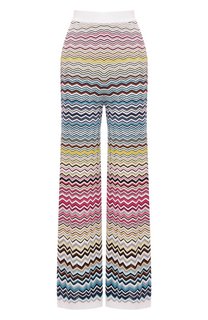 Брюки из хлопка и вискозы Missoni