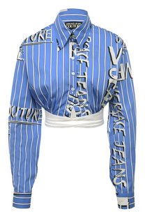 Хлопковая рубашка Versace Jeans Couture