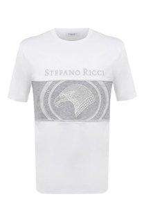 Хлопковая футболка Stefano Ricci