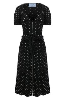 Платье из вискозы Prada