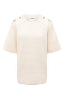 Хлопковый пуловер Jil Sander