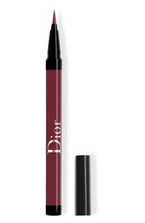 Водостойкая жидкая подводка для глаз Diorshow On Stage Liner, оттенок 866 Темно-бордовый Сатиновый (0.55ml) Dior