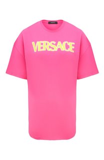 Хлопковая футболка Versace