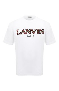 Хлопковая футболка Lanvin