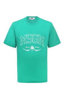 Хлопковая футболка MSGM