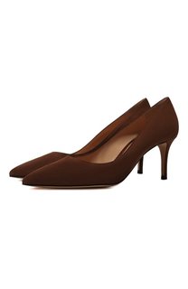 Замшевые туфли Gianvito 70 Gianvito Rossi