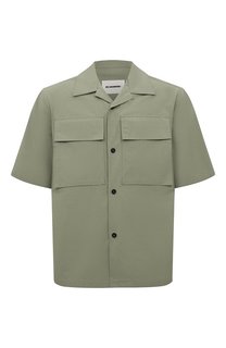 Хлопковая рубашка Jil Sander