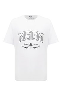 Хлопковая футболка MSGM