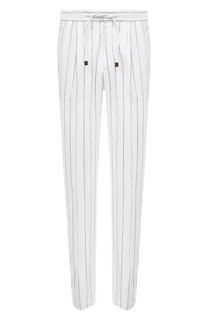 Хлопковые брюки Brunello Cucinelli