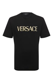 Хлопковая футболка Versace