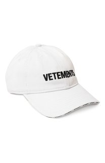 Хлопковая бейсболка VETEMENTS