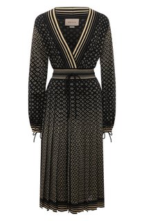 Платье из шерсти и вискозы Gucci