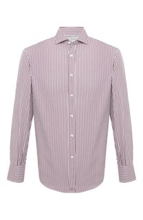 Хлопковая рубашка Brunello Cucinelli