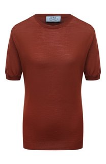 Шерстяной пуловер Prada