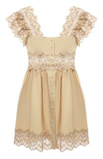 Хлопковое платье Alberta Ferretti