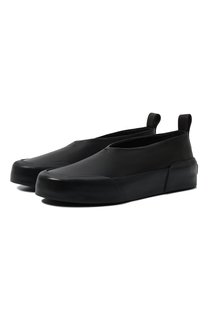 Кожаные слипоны Jil Sander