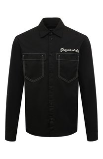 Хлопковая рубашка Dsquared2