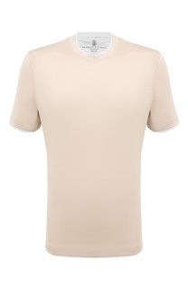 Хлопковая футболка Brunello Cucinelli