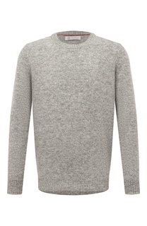 Свитер из шерсти и хлопка Brunello Cucinelli