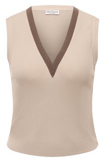 Хлопковый топ Brunello Cucinelli