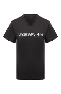 Хлопковая футболка Emporio Armani