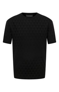 Хлопковая футболка Emporio Armani