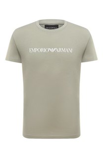 Хлопковая футболка Emporio Armani