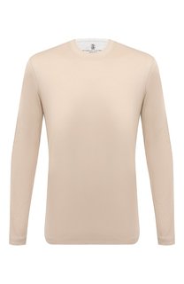 Хлопковый лонгслив Brunello Cucinelli
