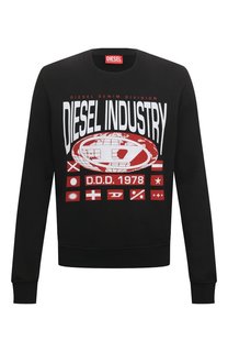 Хлопковый свитшот Diesel