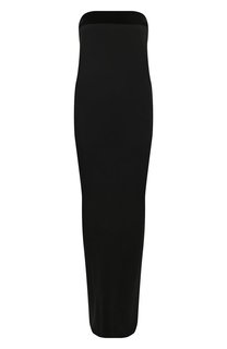Однотонное шелковое платье-бюстье Tom Ford