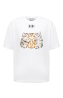 Хлопковая футболка VTMNTS