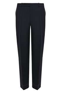 Брюки из шерсти и льна Brioni