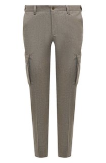 Шерстяные брюки-карго Corneliani