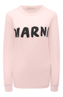 Хлопковый лонгслив Marni