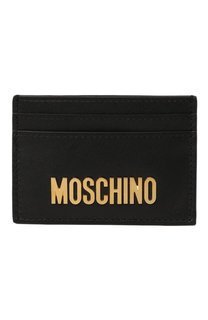 Кожаный футляр для кредитных карт Moschino