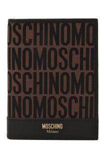 Текстильная обложка для паспорта Moschino