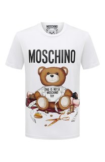 Хлопковая футболка Moschino