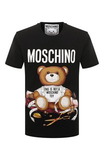 Хлопковая футболка Moschino