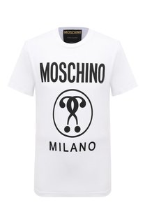 Хлопковая футболка Moschino