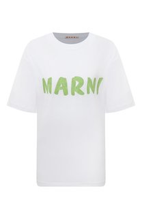 Хлопковая футболка Marni