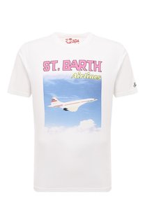 Хлопковая футболка MC2 Saint Barth