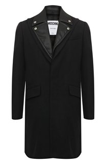 Шерстяное пальто Moschino