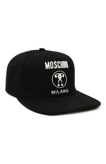 Хлопковая бейсболка Moschino